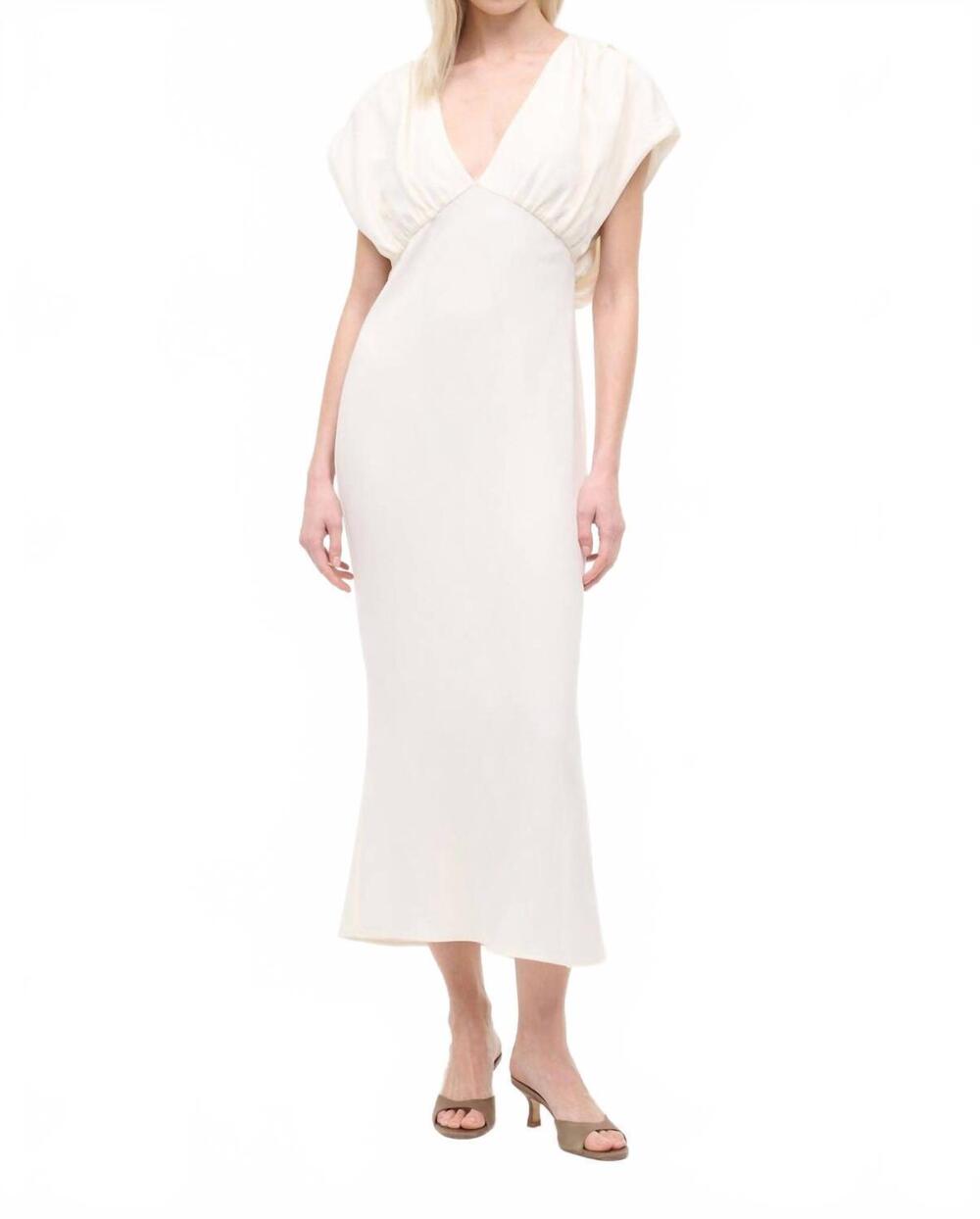 NEW STAUD char dress in ivory